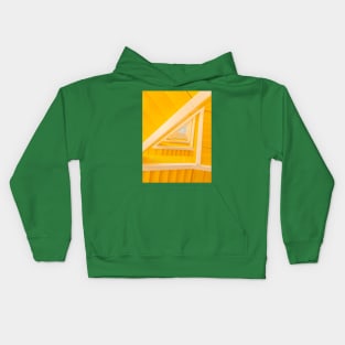 Triangle stairs Kids Hoodie